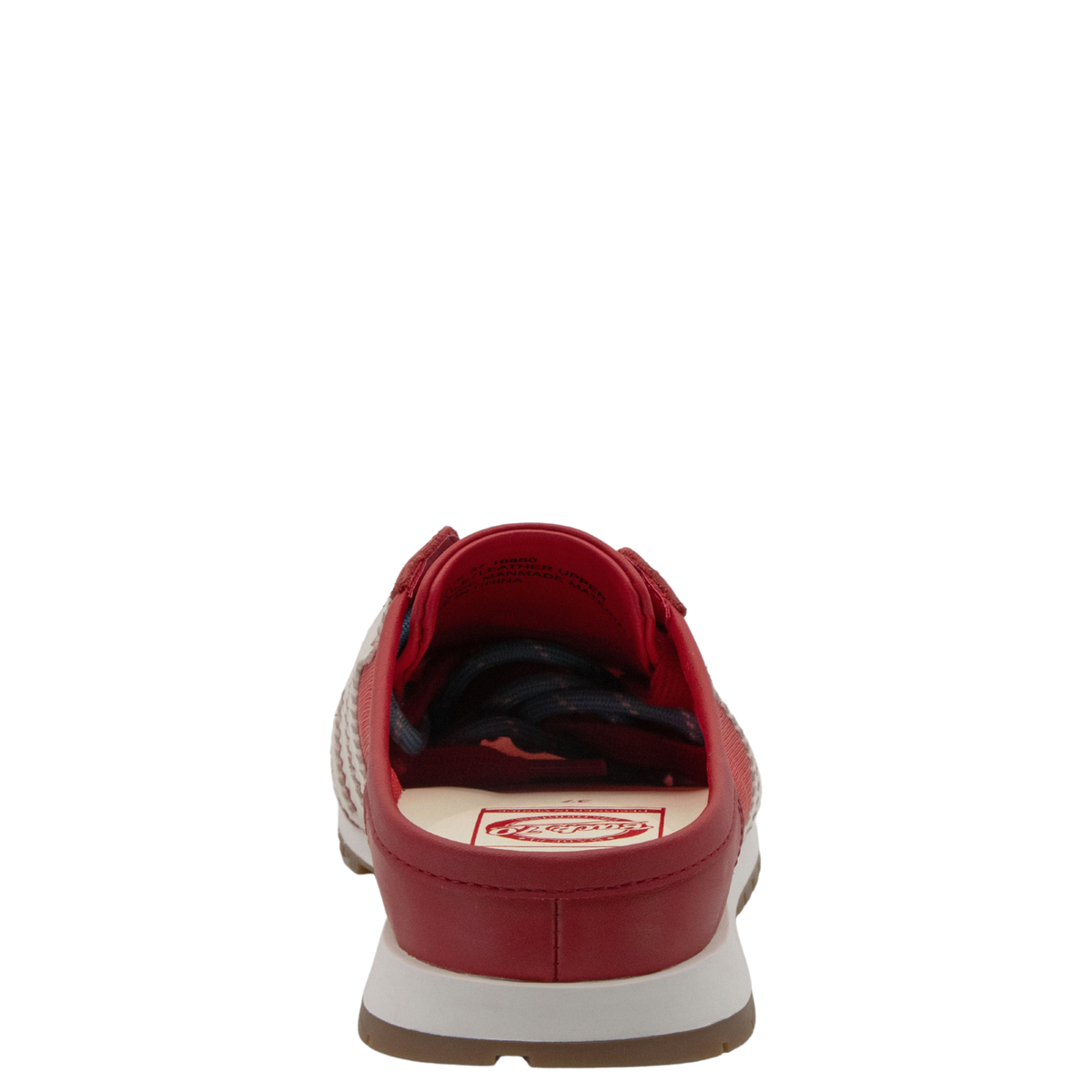 VENICE in RED Backless Sneakers