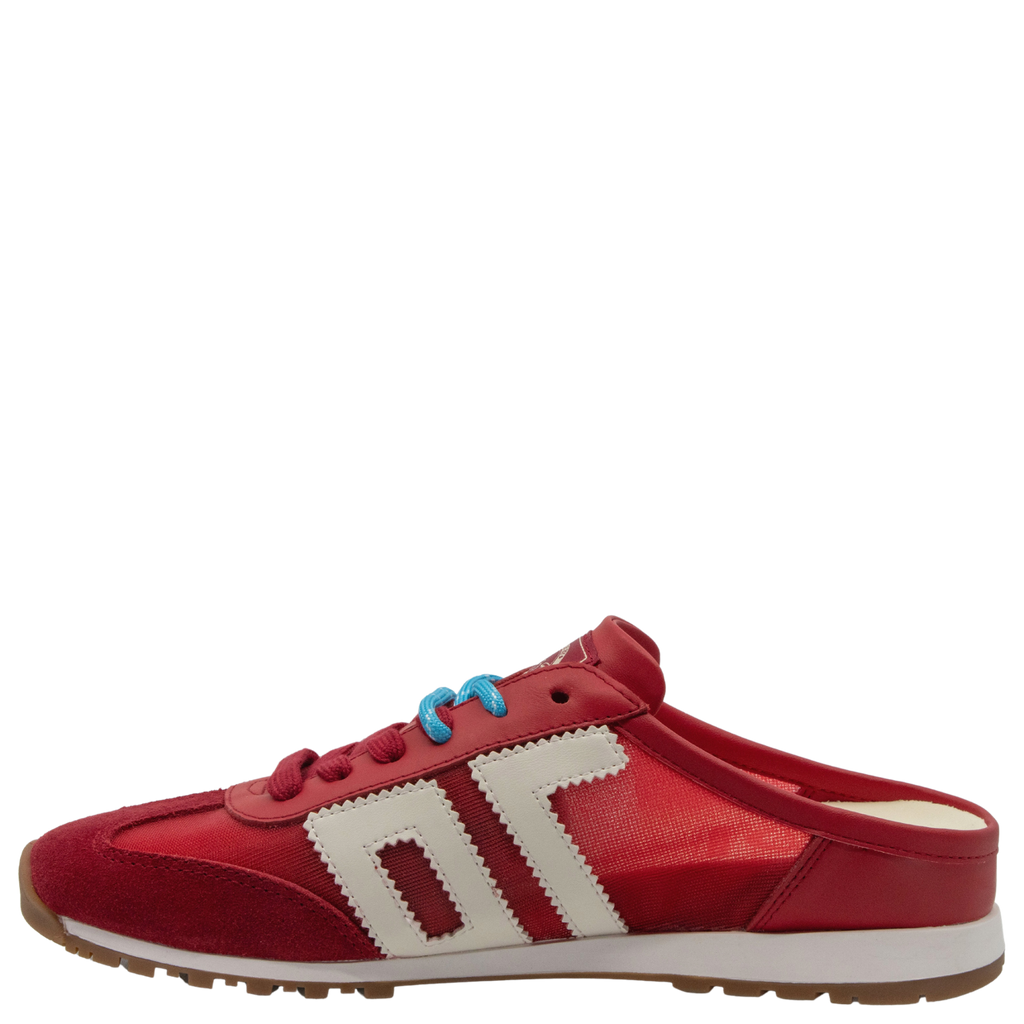 VENICE in RED Backless Sneakers