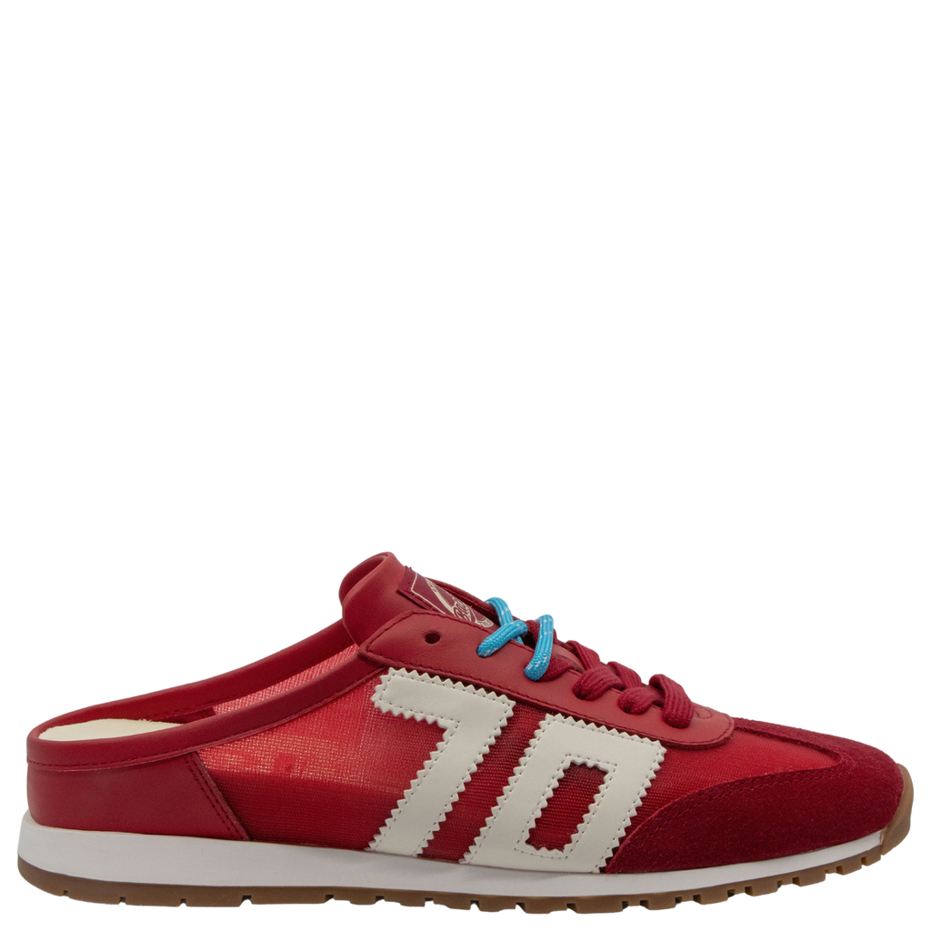 VENICE in RED Backless Sneakers