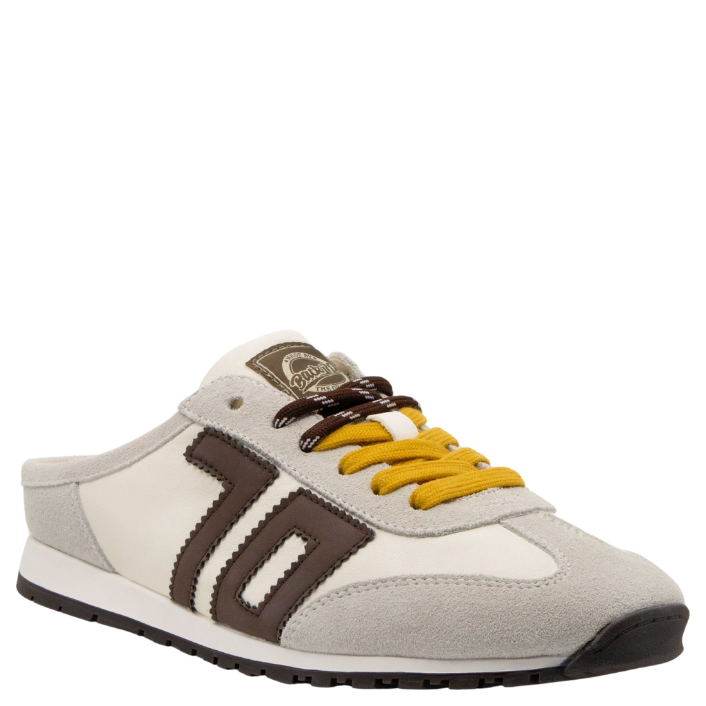 VENICE W26 in WHITE COFFEE Backless Sneakers