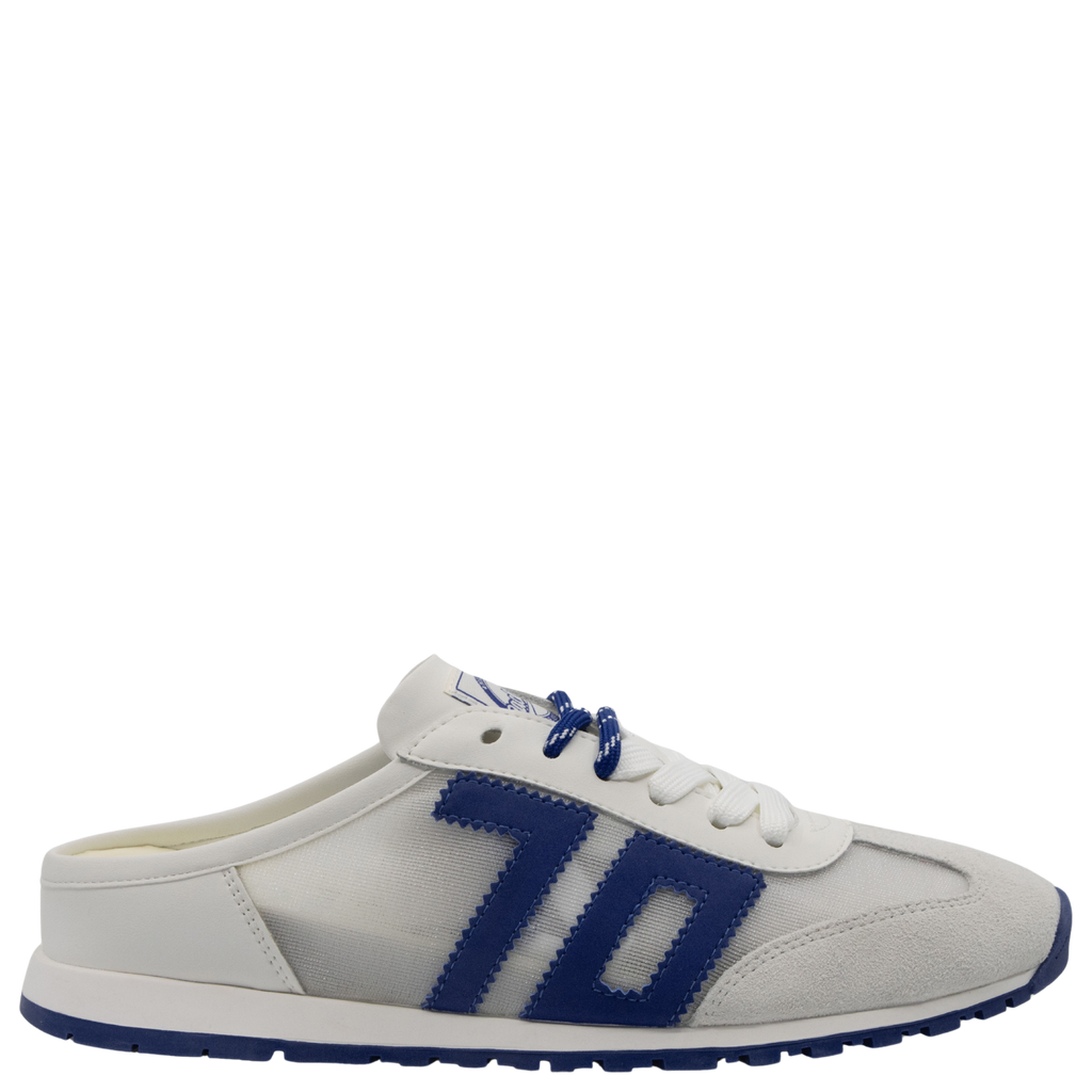 VENICE in WHITE BLUE Backless Sneakers