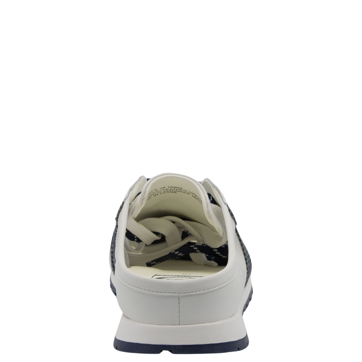 VENICE in WHITE NAVY Backless Sneakers