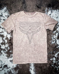 Western Boot Stitch Graphic Tee - Mocha
