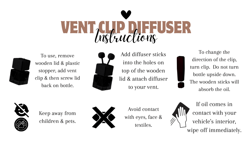 Wild and Free Vent Clip Car Diffuser in Soft Wildflower