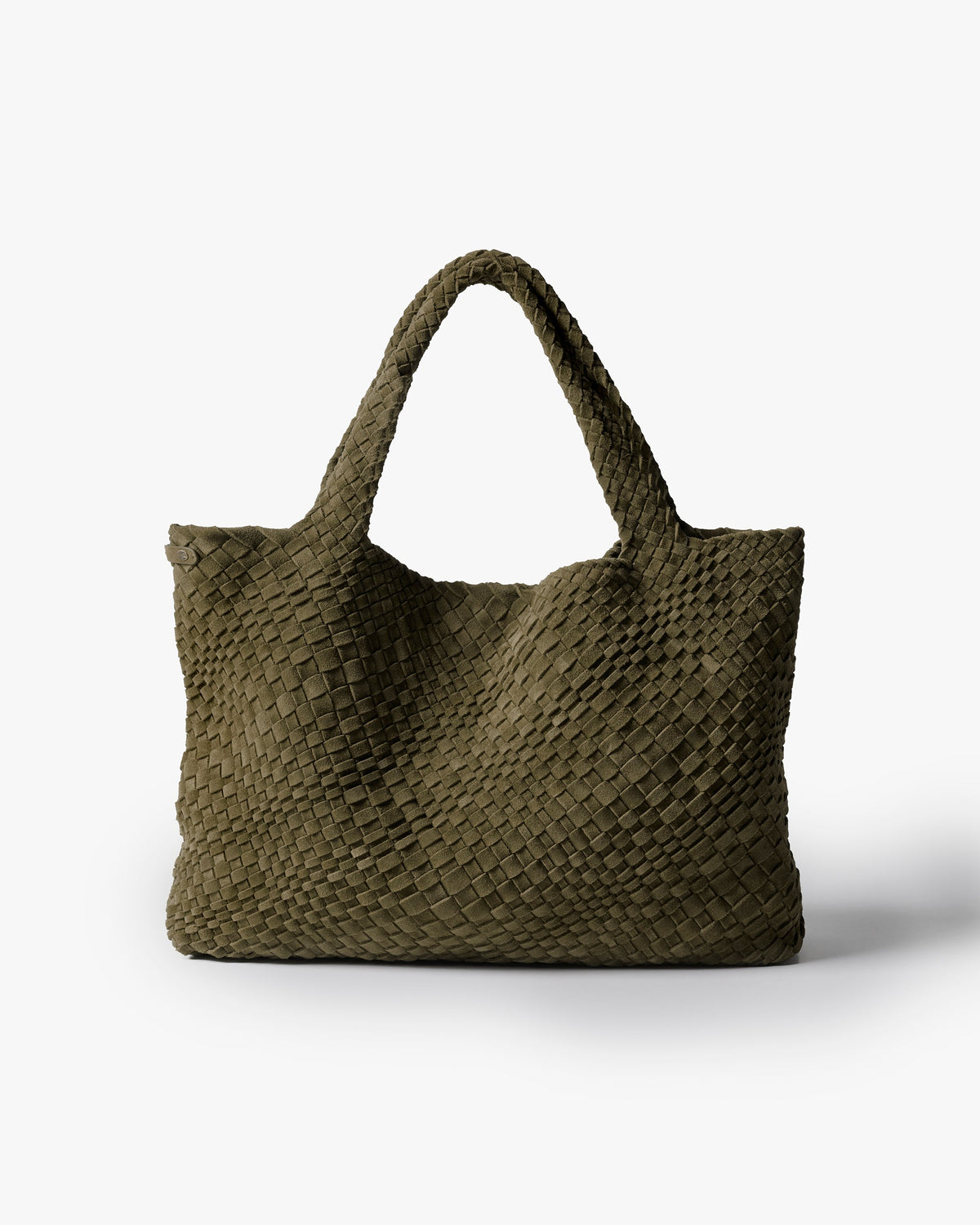 WILLET WOVEN SHOULDER BAG - Olive