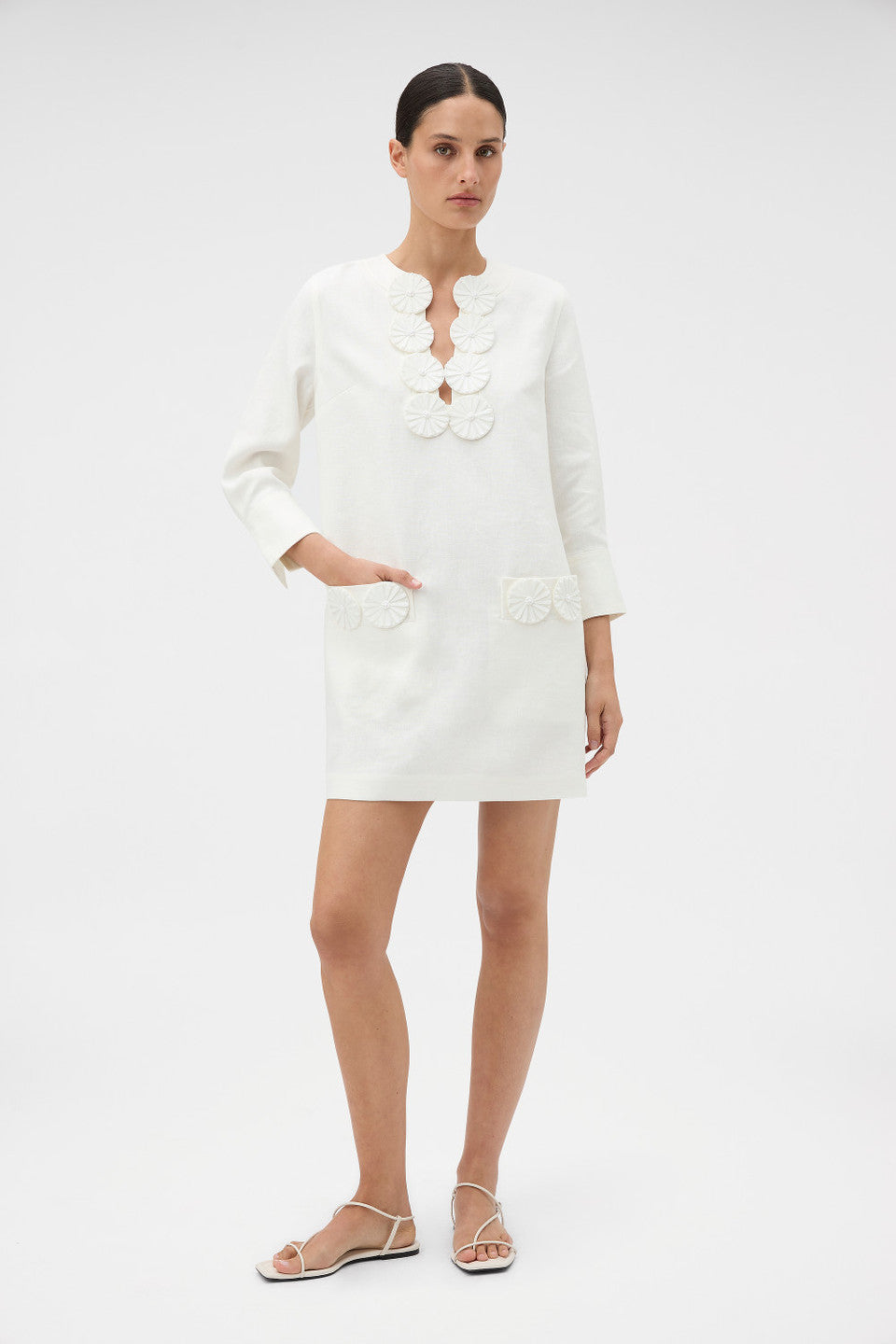Oroton Embellished Tunic Dress