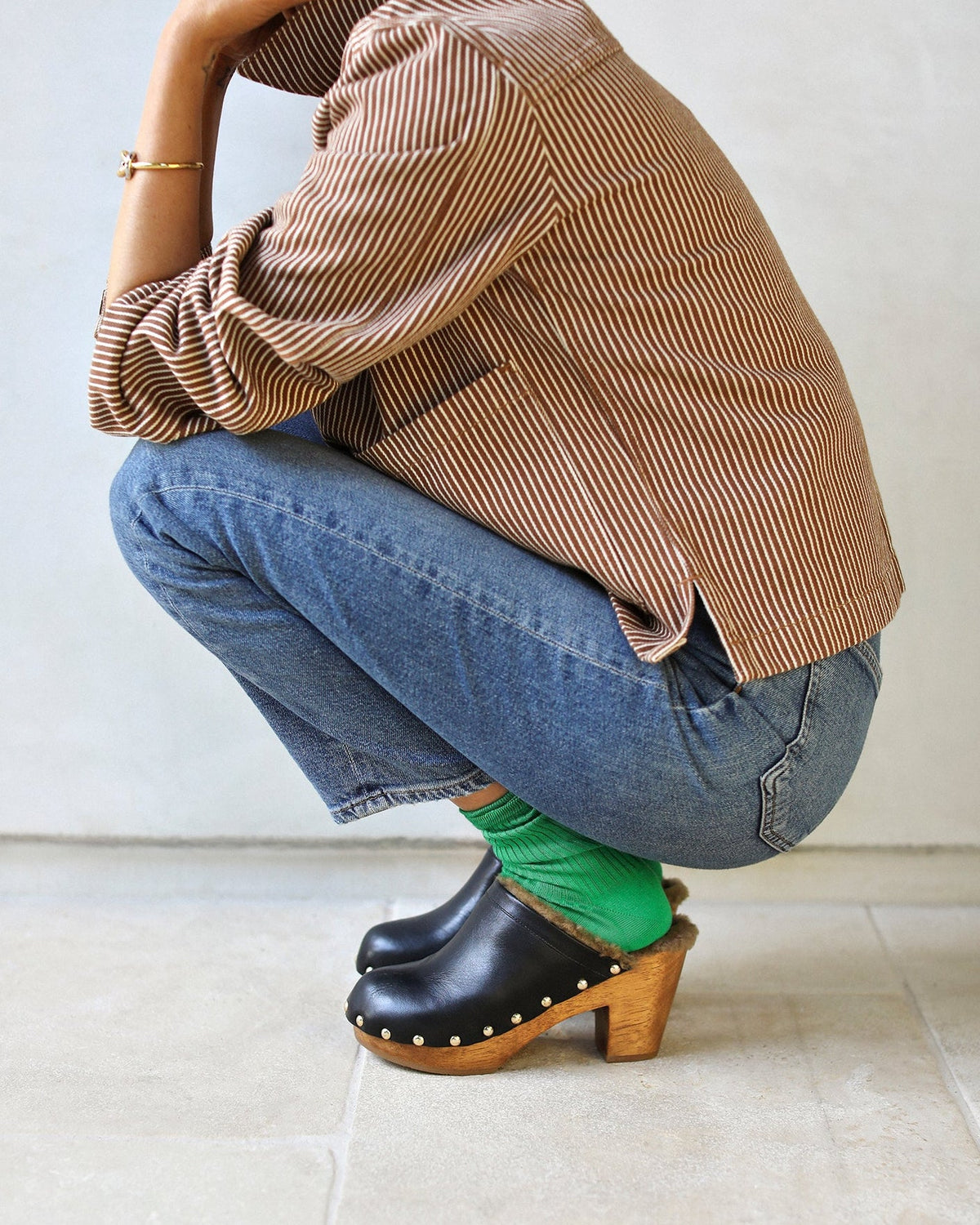 WOODPECKER SHEARLING - Saddle