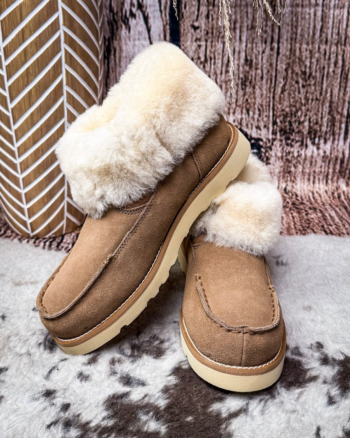 Wrangler Folding Wedge Bootie - Moc Toe