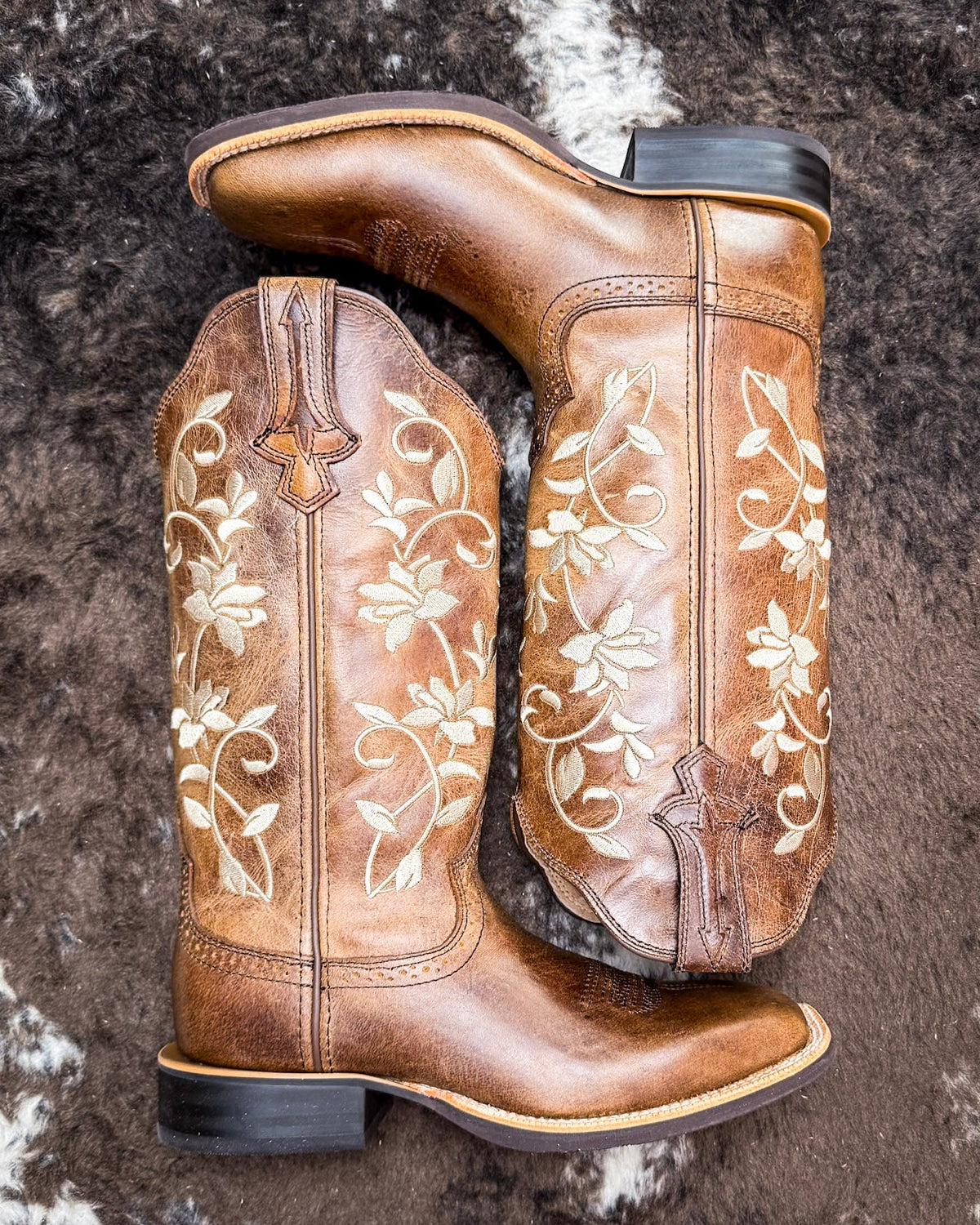 Wren Twisted X Women's 13" Ruff Stock Boot - Oiled Bomber