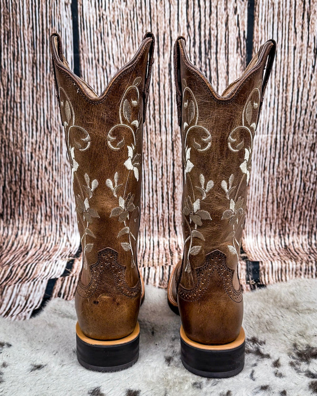 Wren Twisted X Women's 13" Ruff Stock Boot - Oiled Bomber