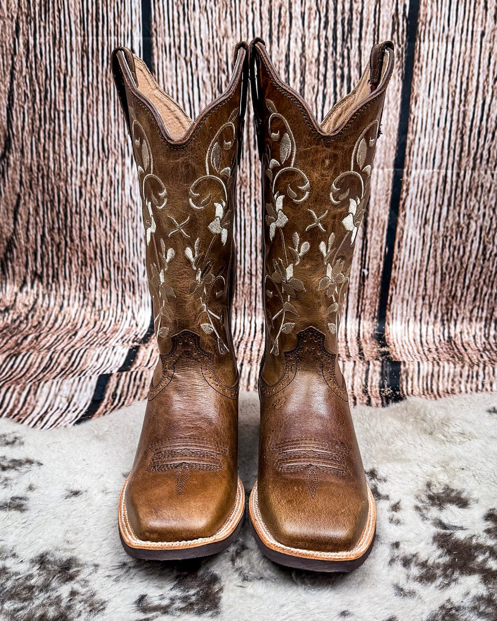 Wren Twisted X Women's 13" Ruff Stock Boot - Oiled Bomber