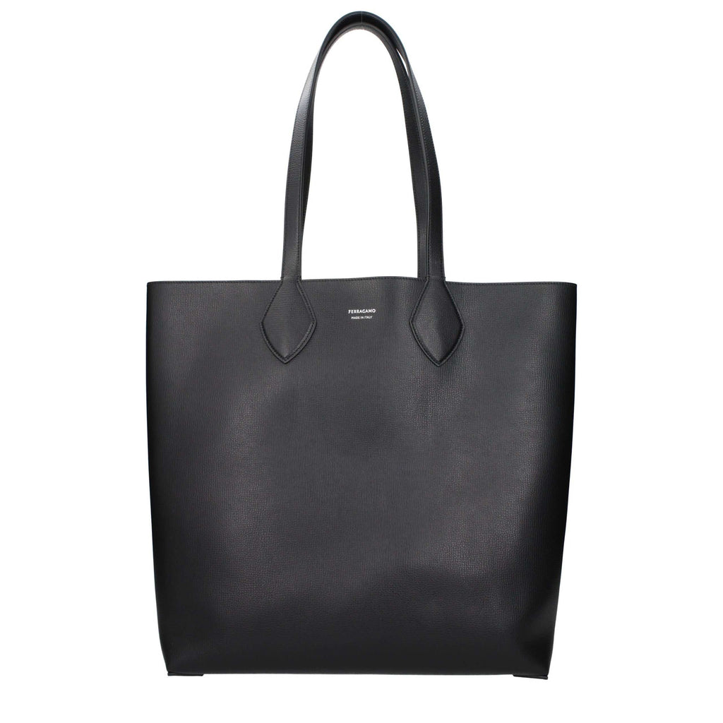 Ferragamo Leather Shoulder Men's Bag