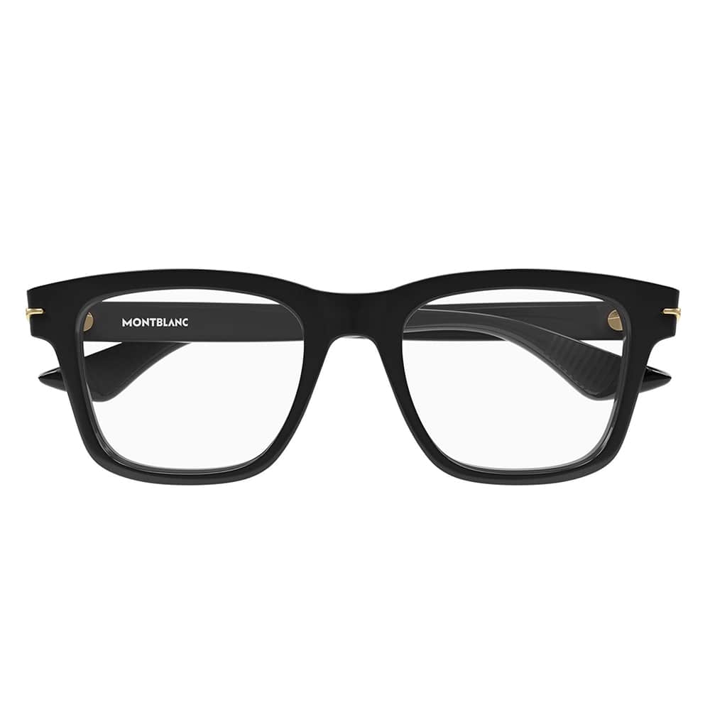 MontBlanc  MB 0266O 001 52mm Unisex Rectangle Eyeglasses 52mm